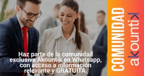 Haz parte de la comunidad exclusiva Akountik en WhatsApp, con acceso a información relevante y gratuita.
